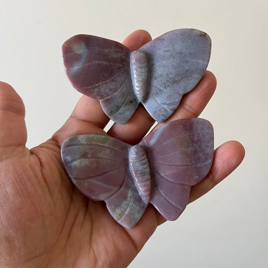 Purple Sea Jasper Butterflies