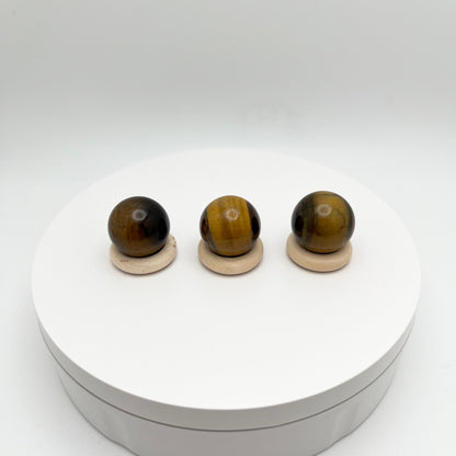 Tigers Eye Mini Spheres