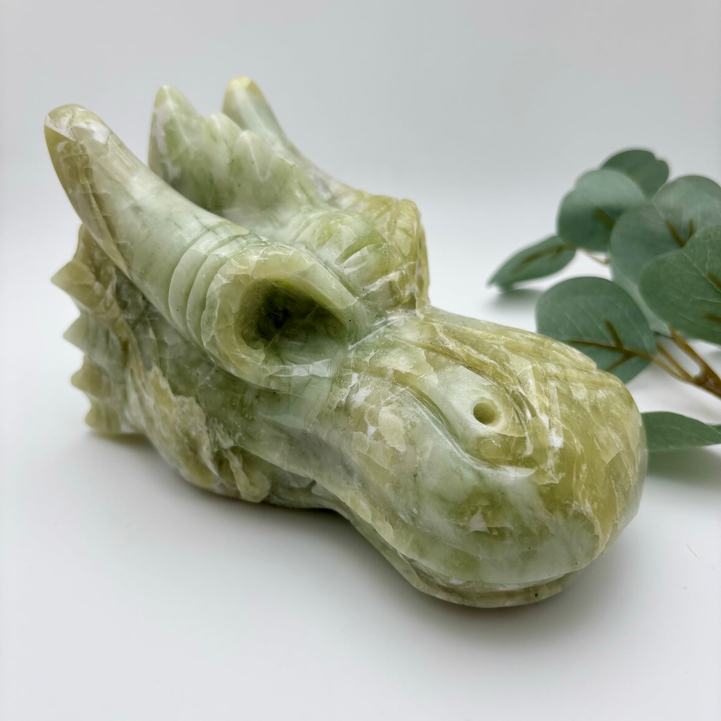 XL Jade Dragon Head