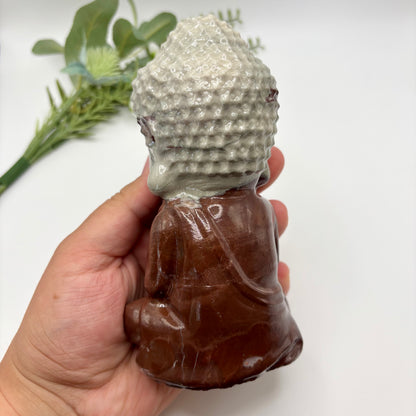 XL Polychrome Jasper Buddha