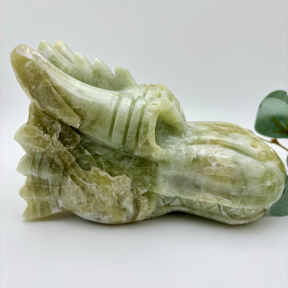 XL Jade Dragon Head