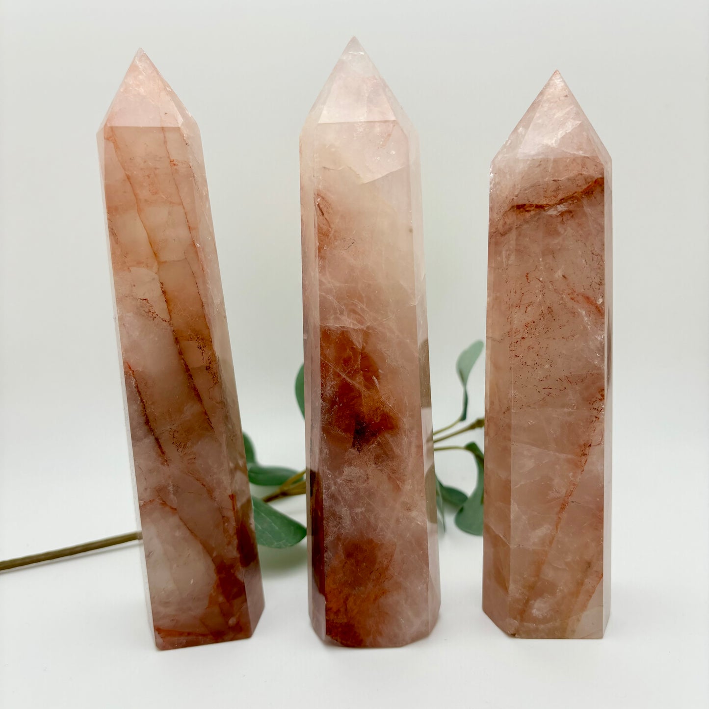 Large Fire Quartz Towers