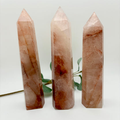 Large Fire Quartz Towers