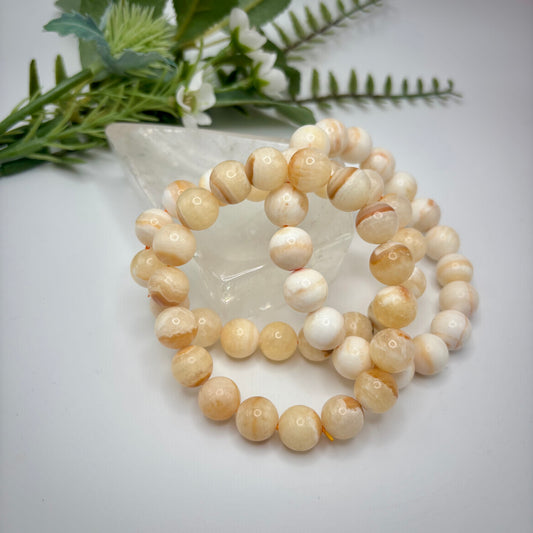 Orange Calcite Bracelets