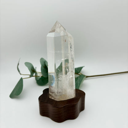 HQ Clear Quartz Points in Custom Stands