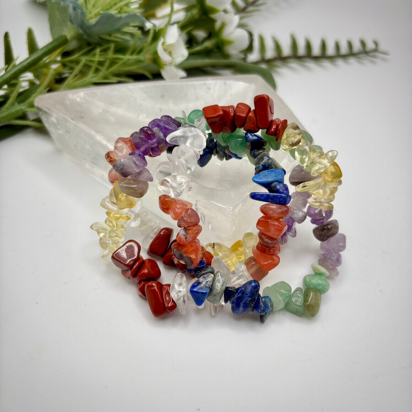 Chakra Chip Bracelets