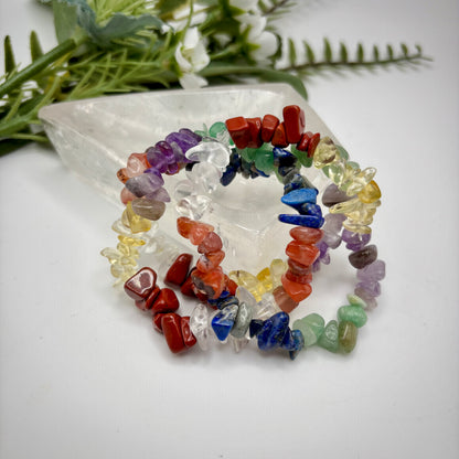 Chakra Chip Bracelets