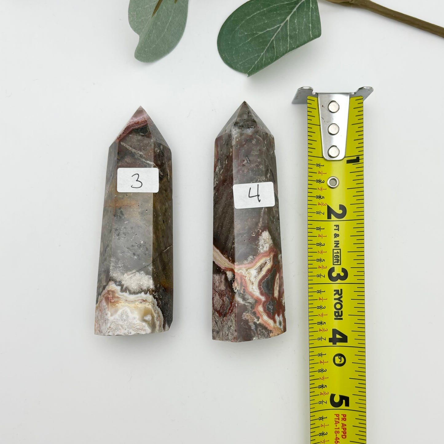 Mexican Crazy Lace Agate Towers