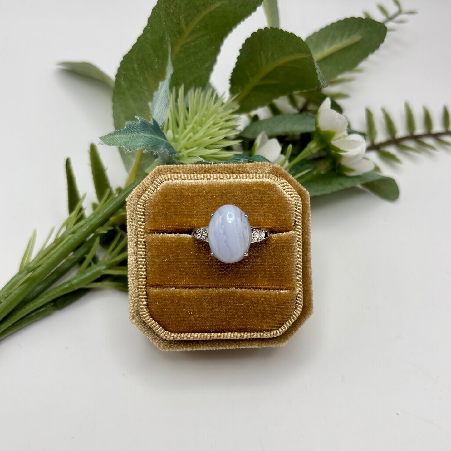 Blue Lace Agate Rings