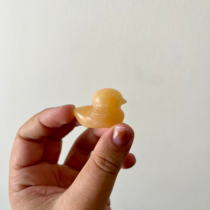 Orange Calcite Duckies