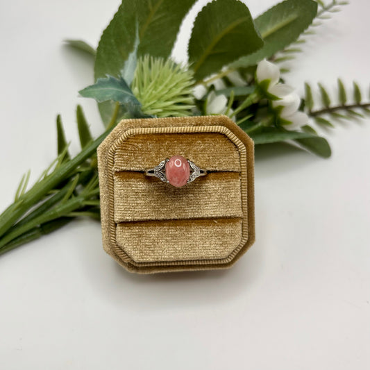 Gem Rhodochrosite Rings