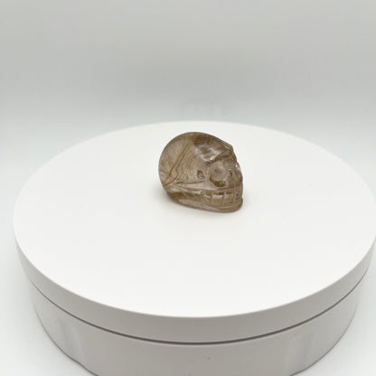 Golden Rutile Skull