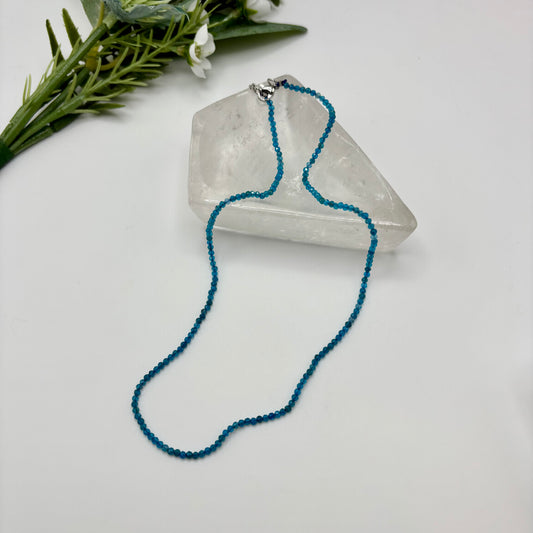 Faceted Apatite Necklace