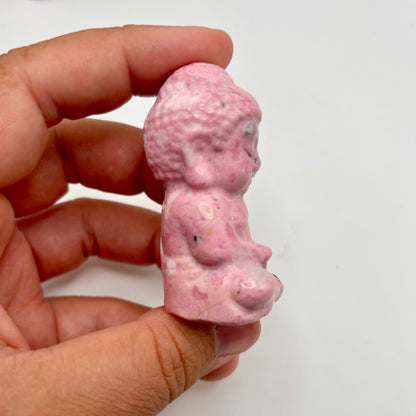 Peruvian Rhodonite Buddhas