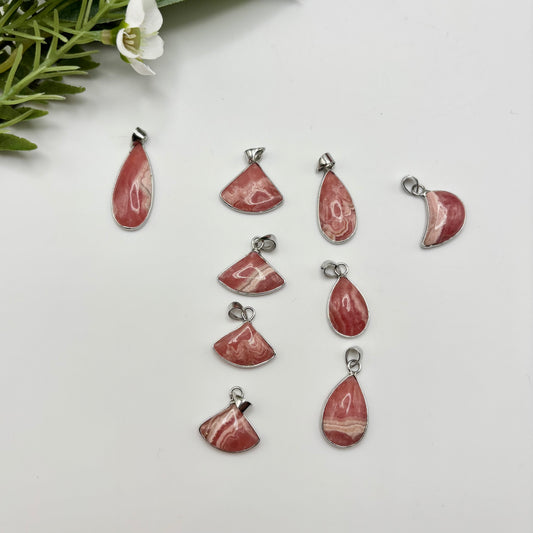Rhodochrosite Pendants