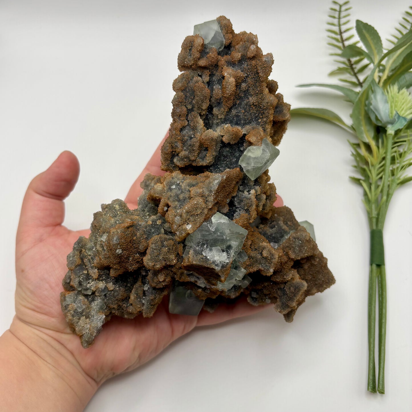 Cubic Fluorite on Sphalerite Specimen