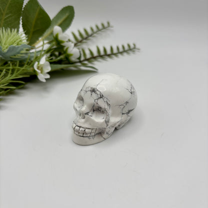 Howlite Skull