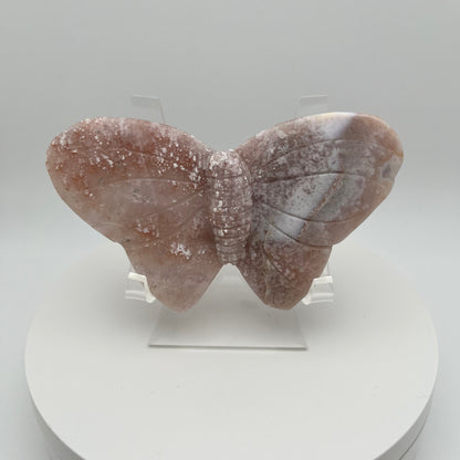 Pink Amethyst Butterflies