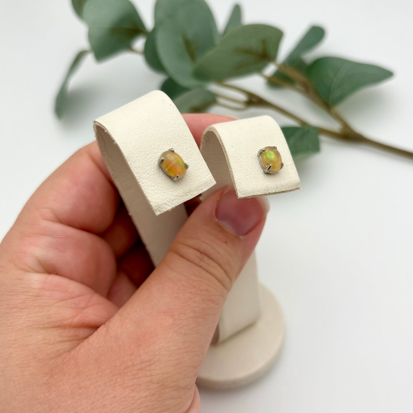 Ethiopian Opal Earrings