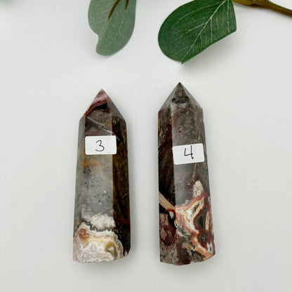 Mexican Crazy Lace Agate Towers