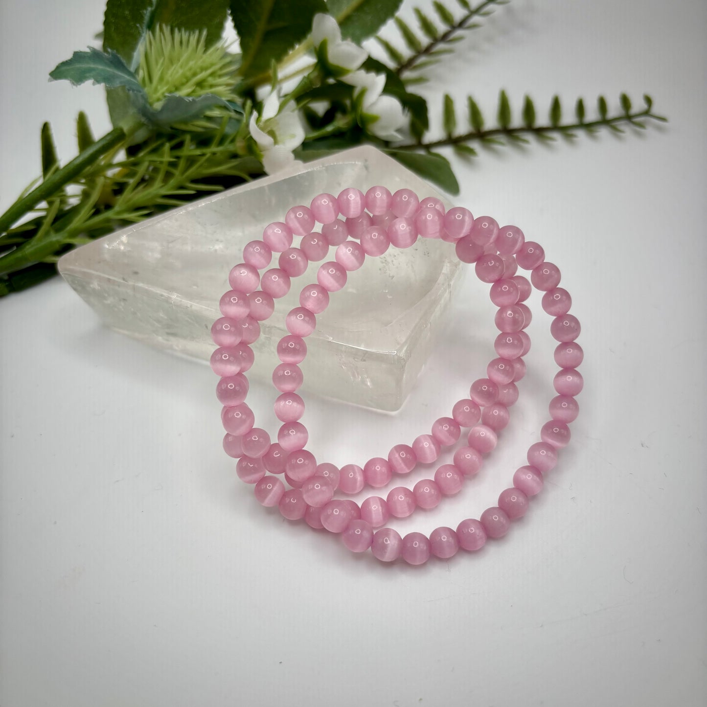 Pink Catseye Bracelets