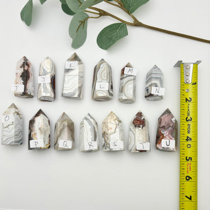 Mexican Crazy Lace Agate Towers
