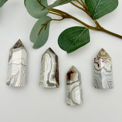 Mexican Crazy Lace Agate Towers