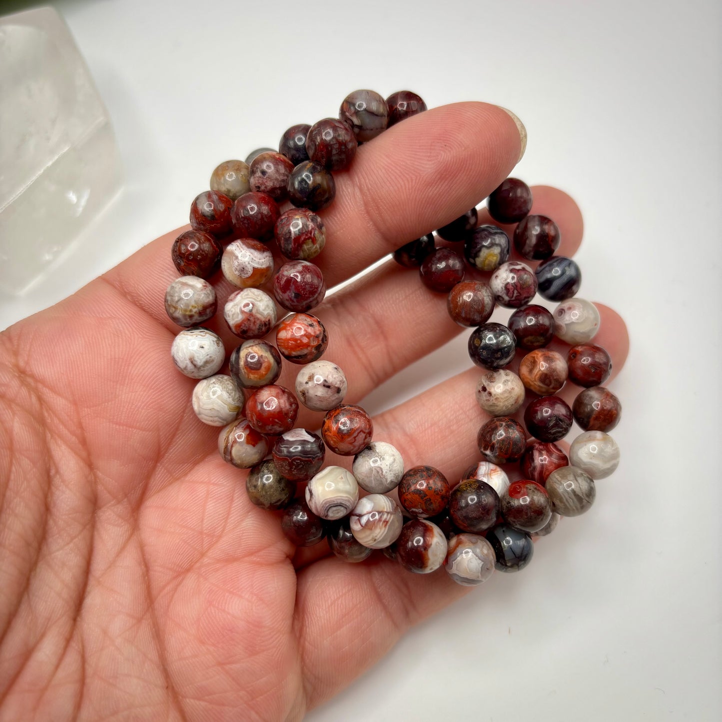 Mexican Crazy Lace Agate Bracelets
