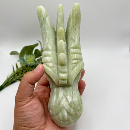 XL Jade Dragon Head