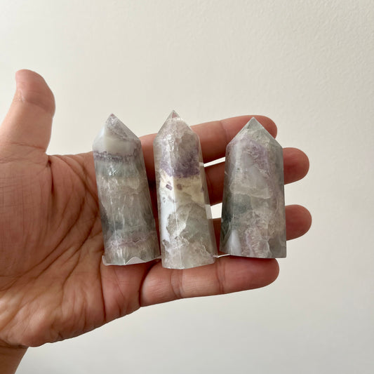 Cotton Candy Fluorite Towers