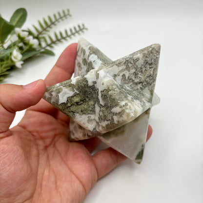 Moss Agate Merkabas