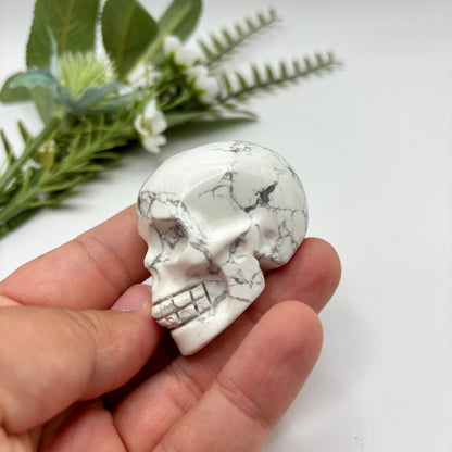 Howlite Skull