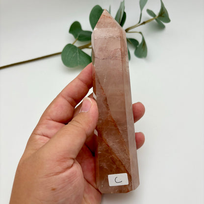 Large Fire Quartz Towers