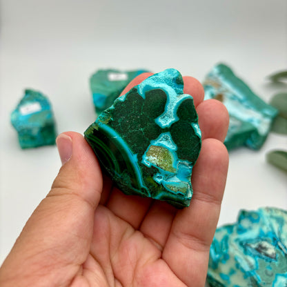 Chrysocolla Malachite Specimens