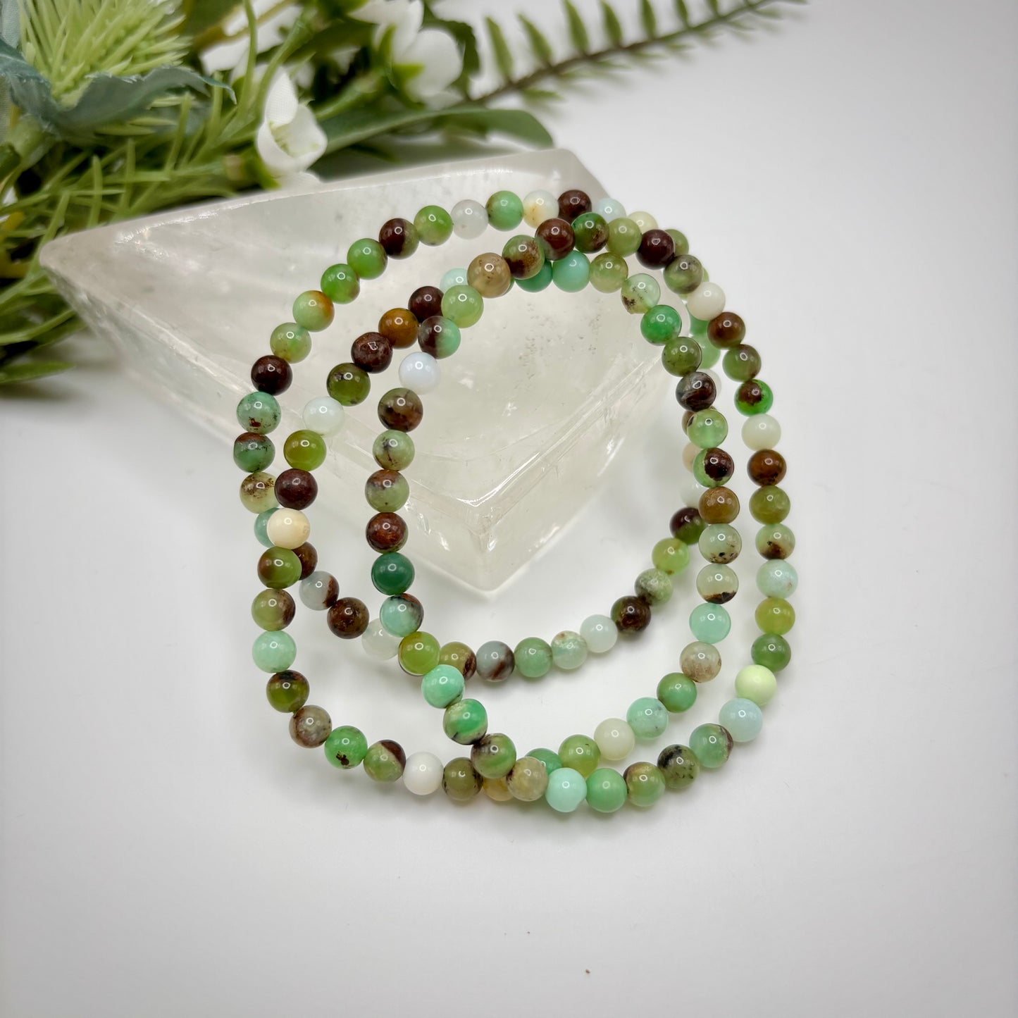 Chrysoprase Bracelets (4mm)