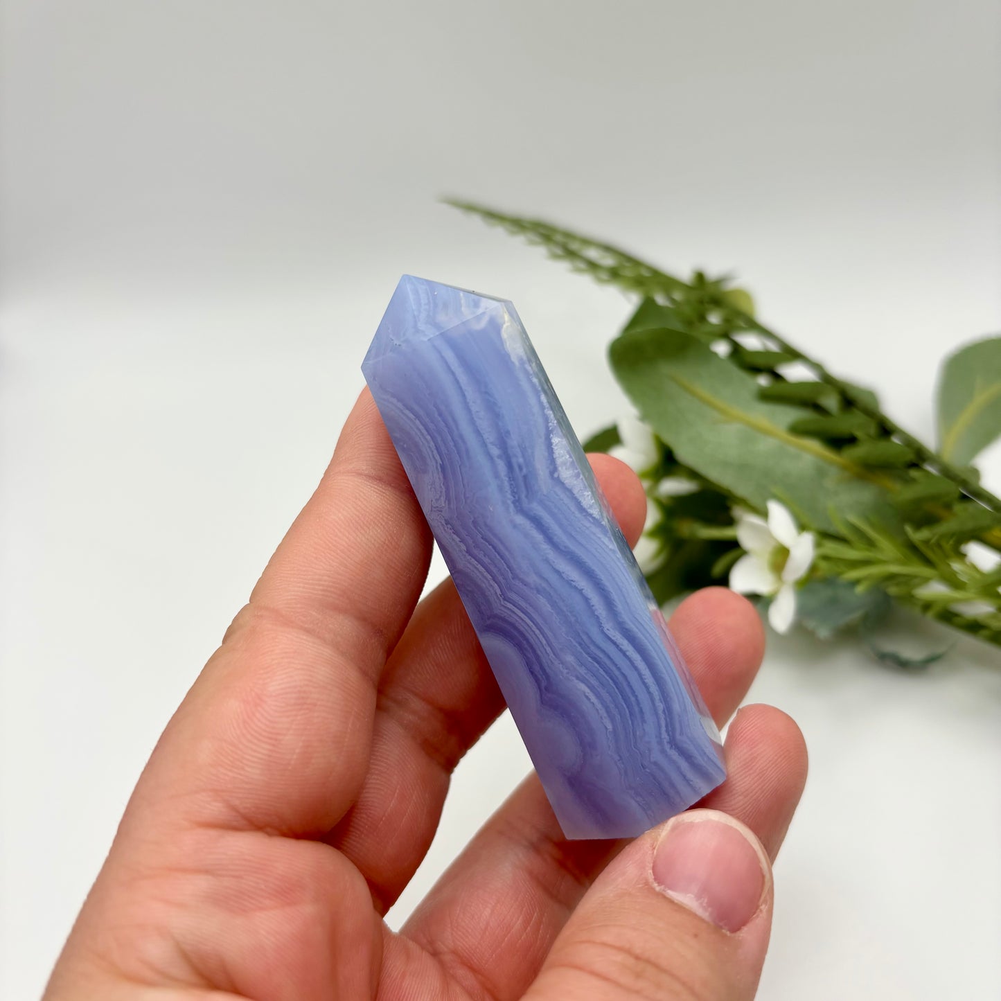 Blue Lace Agate Towers