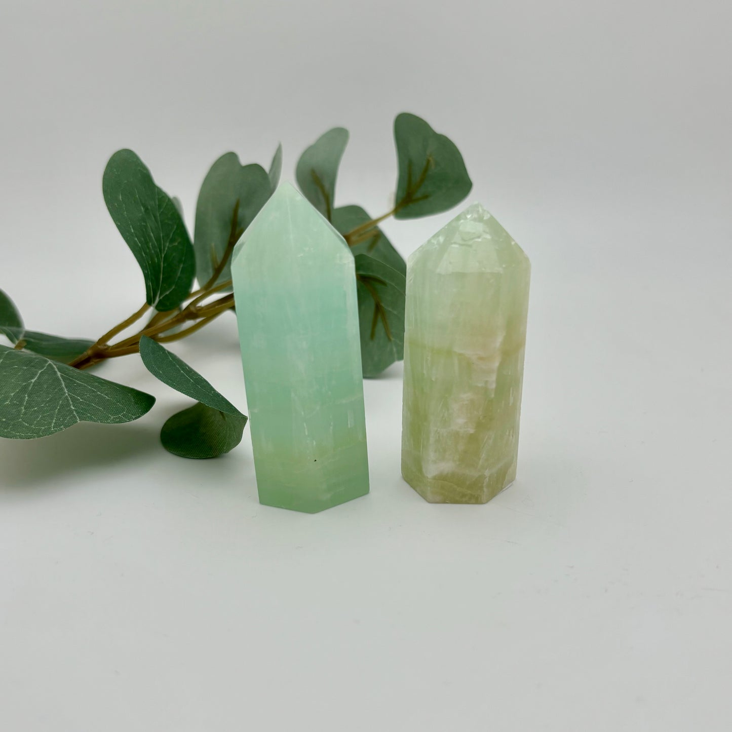 Pistachio Calcite Towers