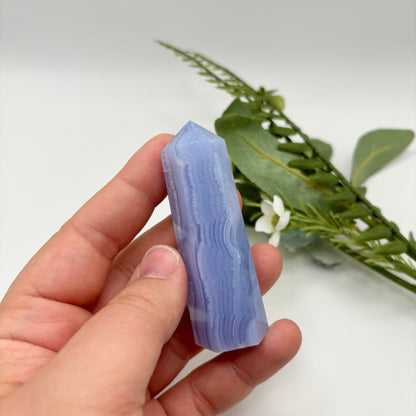 Blue Lace Agate Towers