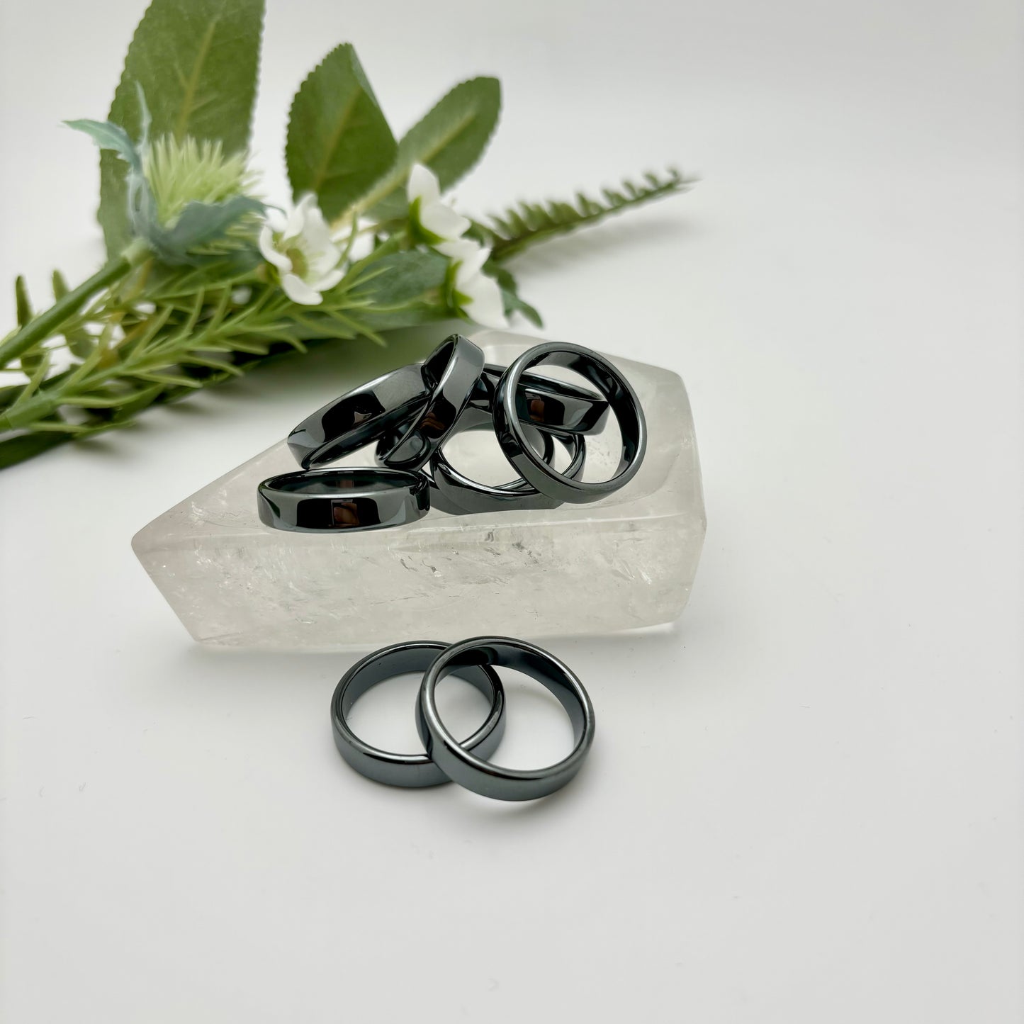 Hematite Rings