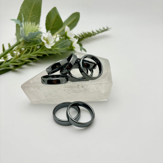 Hematite Rings