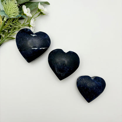 HQ Sodalite Hearts