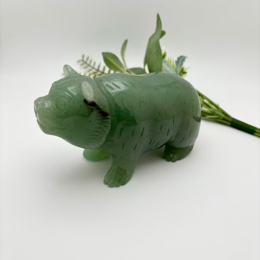 Green Aventurine Bear