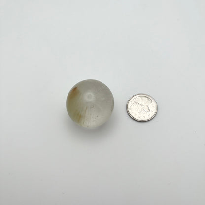 Chlorite in Rutilated Quartz Spheres
