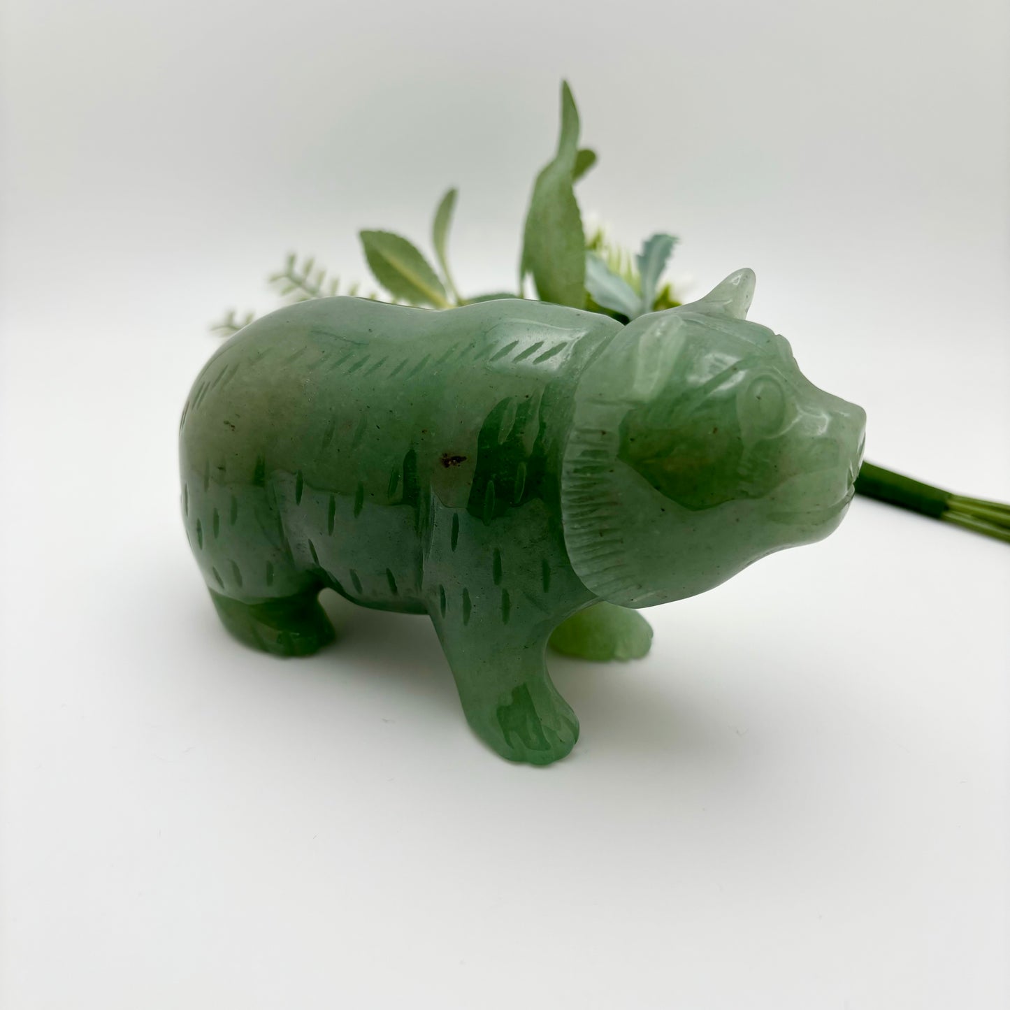 Green Aventurine Bear