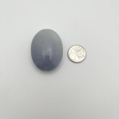 Blue Chalcedony Palm Stones