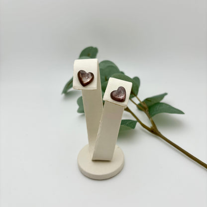 Gem Grade Lepidolite Earrings