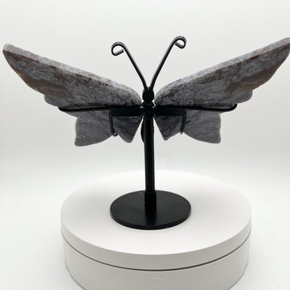 Purple Moss Agate Wings