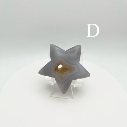 Druzy Agate Stars