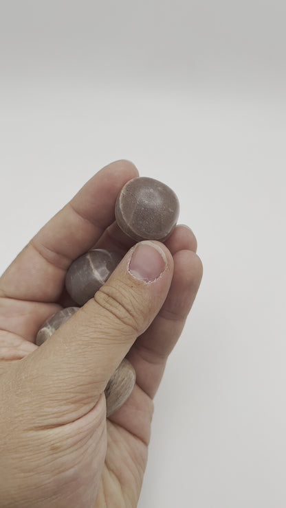 Peach Moonstone with Sunstone Tumbles