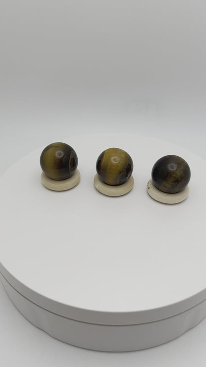 Tigers Eye Mini Spheres